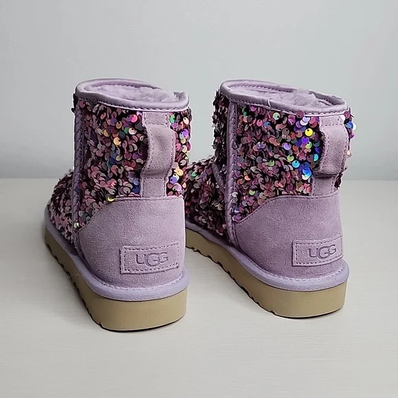 UGG Classic Mini Stellar Sequin multicolor, Lilac Frost new